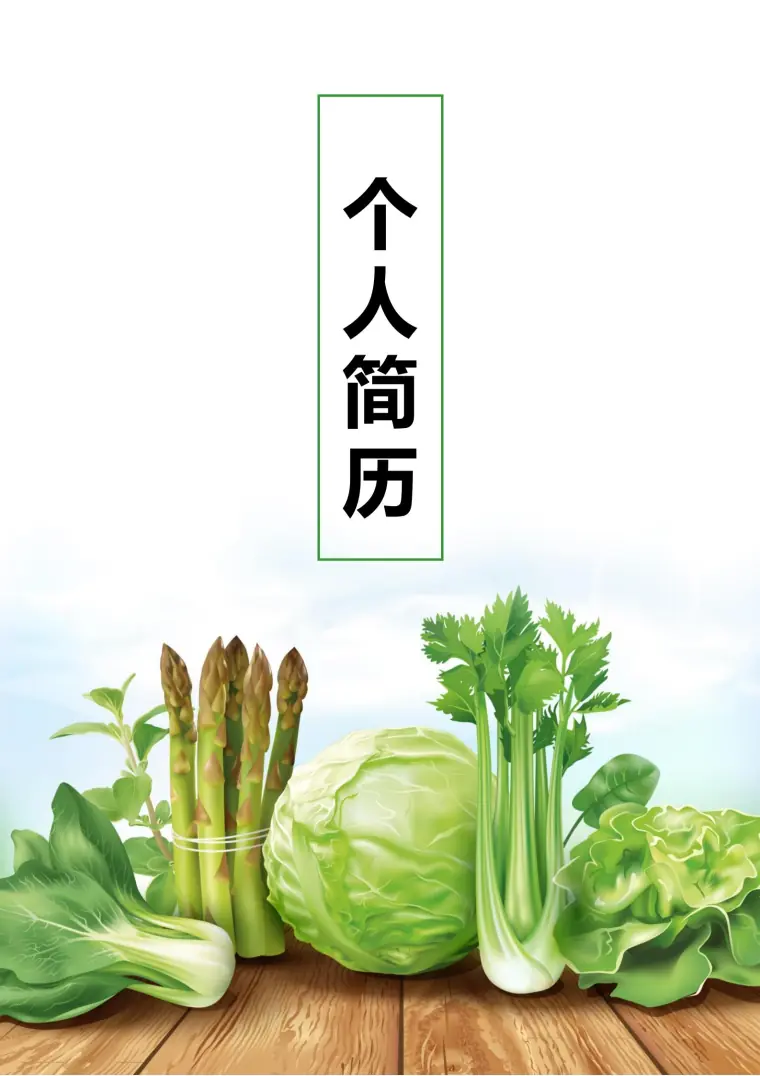 免费色彩定制专属定制简历封面 Word 简历模板预览图