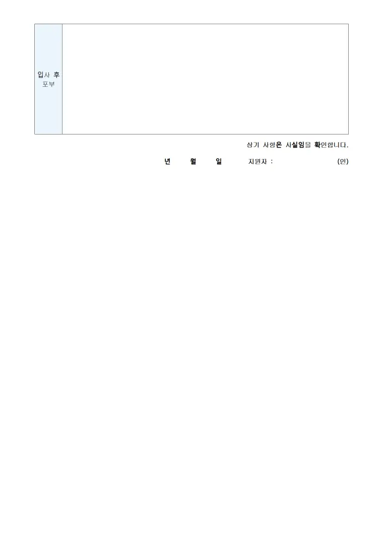 韩语咨询顾问简历模板 Word 简历模板预览图