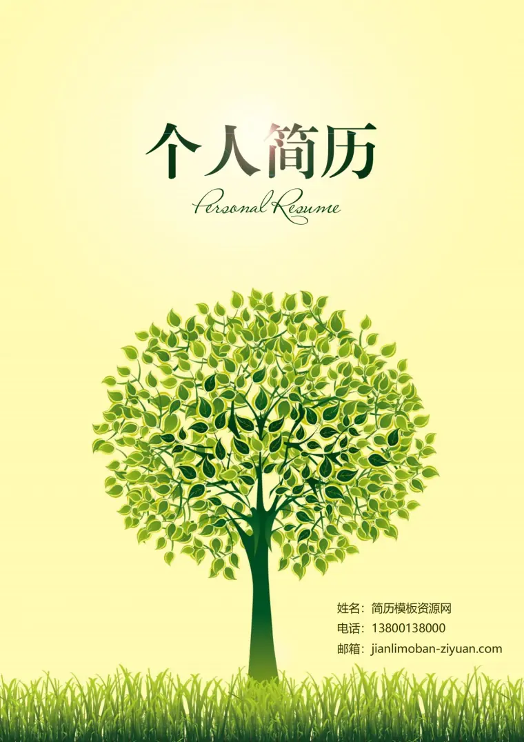 大气优雅简历封面模板系列 预览图