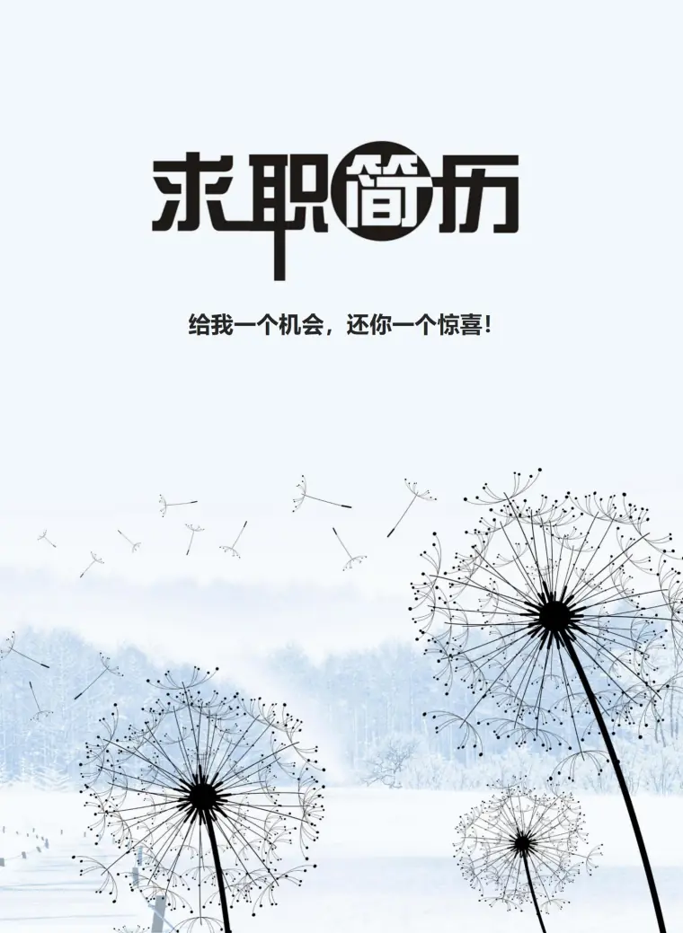 创意图像简历封面模板系列 预览图